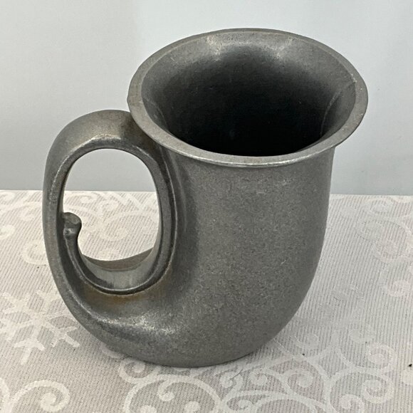 Wilton Pewter Horn-Shaped Mug Handle 4.5" - Picture 3 of 5